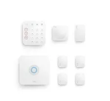 New Ring Alarm 8 Piece Kit 2nd Generation Home Security System - White