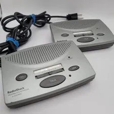 RadioShack 43-3105 FM Wireless Intercom System Lot of 2 Tested Working