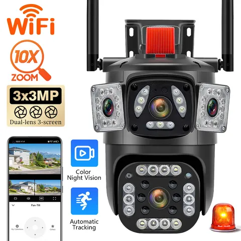 Battery Operated Wireless WiFi Home Security Camera System Outdoor Pan/Tilt US