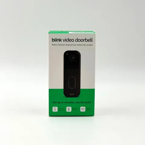 Blink Video Doorbell Battery Powered Smart WiFi Camera Alexa New