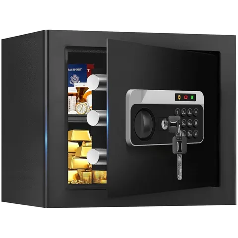 1.3 Cuft Safe Box Fireproof Waterproof, Digital Security Safes for Home Use Fire