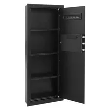 Fireproof Hidden Lock Wall Safe With Keys Cash Jewelry Superior Home Security