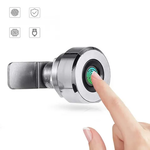 Smart Cabinet Fingerprint Lock APP Remote Unlock Security Device for Drawer Safe