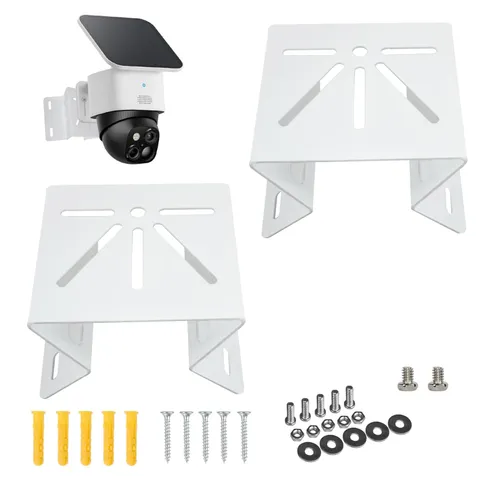 2 PCS Camera Corner Mount Compatible with Eufy SoloCam S340/E30/E42, Eufy 4G ...