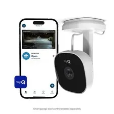 myQ Smart Garage Security Camera – Night Vision, Magnetic, Wi-Fi, Two-Way Audio