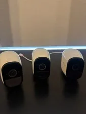 Arlo Pro VMC4030 Wireless 1080p HD Security Camera Lot of 3 with Battery