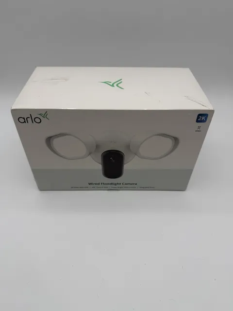 Arlo Wired Floodlight Camera Home Security Camera with 2K Video & HDR NEW IN BOX