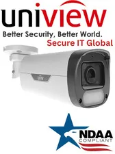 UNV 8MP HD Audio IP67 NDAA PoE Uniview OwlView Bullet Network IP Security Camera