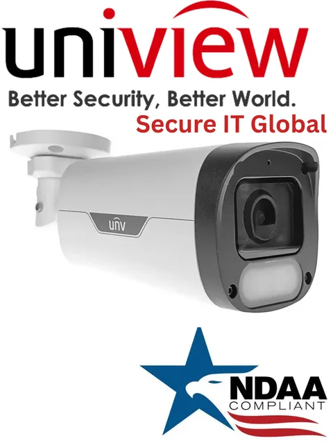 UNV 8MP HD Audio IP67 NDAA PoE Uniview OwlView Bullet Network IP Security Camera