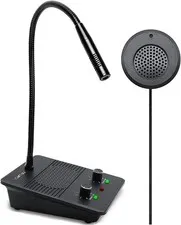 Window Speaker Intercom System Dual Way Anti-Interference Intercommunication Mic