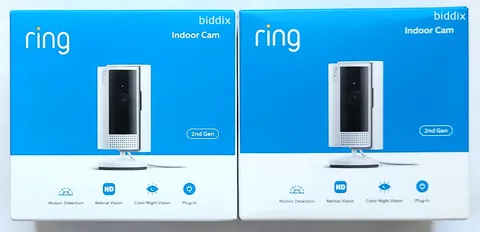 2 Pack Ring Indoor Plug-In 1080p Security Camera (2nd Gen) Privacy cover - White