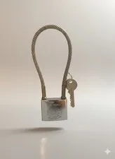 NEW IFAM INOX 50mm Stainless Steel Cable Padlock Spanish Marine Grade + Keys