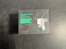 Wyze Cam Pan + Solar Panel Outdoor Security Camera- New Sealed Unit