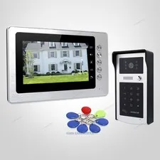 7" Video Door Entry Phone Call System with IR Night Vision for Home Security