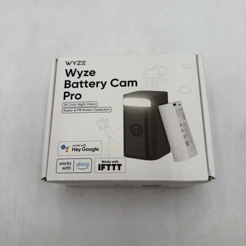 Wyze Battery Cam Pro 2k HDR Wireless Outdoor/Indoor Security Camera