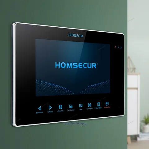 HOMSECUR BM719WF-B Monitor With Voice Message For HDK Video Doorphone Intercom