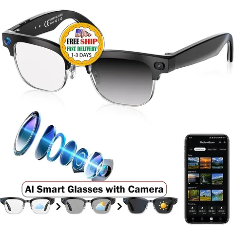 Lentes con Camara Espia Escondida Oculta Espejuelos Espias Grabador Escondida