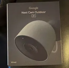 Google Nest Cam Outdoor 2K Wired IP/Network Wi-Fi Outdoor Surveillance Camera