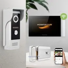 HOMSECUR 7" Waterproof WIFI HD Video Door Phone Call Intercom Motion Detection