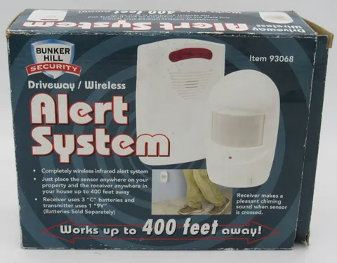 BUNKER HILL SECURITY DRIVEWAY WIRELESS ALERT SYSTEM #93068