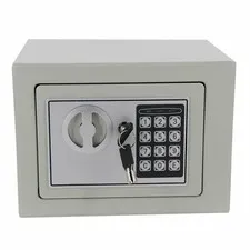 9" Digital Electronic Safe Box Keypad Lock Home Office Jewelry Cash Wall Cabinet