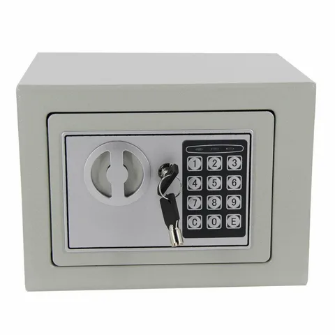 9" Digital Electronic Safe Box Keypad Lock Home Office Jewelry Cash Wall Cabinet