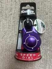 Master Lock 1500ID Speed Dial Combination Lock Purple 