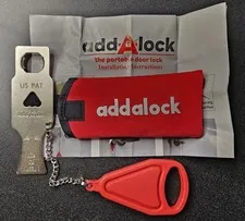 Portable Door Lock Replacement for Addalock Compatible with Travel Lock, AirB...