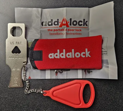 Portable Door Lock Replacement for Addalock Compatible with Travel Lock, AirB...