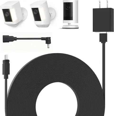 Power Adapter for Spotlight Cam Plus/Pro (Battery) and Spotlight Cam (Battery),