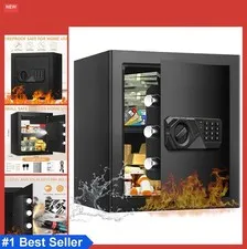 Fireproof Safe Box 2.0 Cubic Feet Electronic Lock Steel Security Home Cabinet