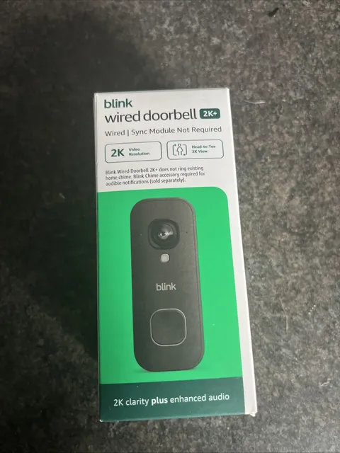 Blink Wired/Battery Operated Outdoor Smart Wi-Fi Video Doorbell