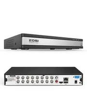 H.265+ 1080P FHD 16 Channel DVR for Home Security Camera System with AI Human Ve
