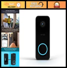 Wired Doorbell Camera 2K HD - Smart Home Security, Easy Installation, Existing W