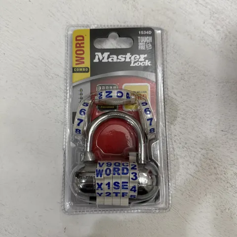 White Master Lock 1534D Word Combination Padlock