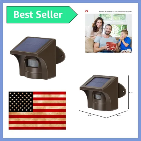 Pro3 2.4G Wi-Fi Solar Driveway Alarm,1 Sensor Only