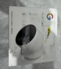 Google Nest Cam Battery Indoor/Outdoor Security Camera White New Open Box
