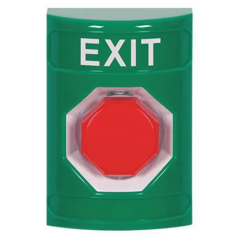 Safety Technology International Exit Push Button,Green,Polycarbonate SS2105XT-EN