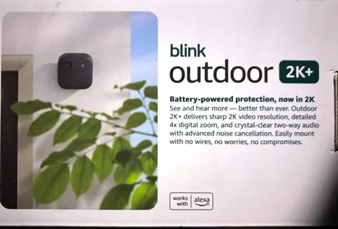 Blink Outdoor 2K+ 5-Pack Wireless Wi-Fi Battery Cameras, Weatherproof, Alexa