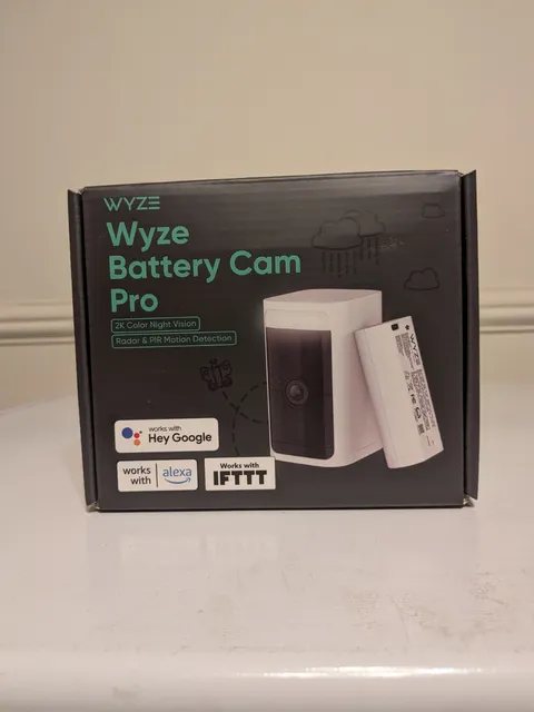 Wyze WYZECOP Battery Cam Pro Security Camera - White