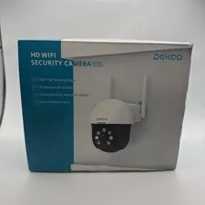 Dekco HD 2K WIFI Security Camera DC5E New Open Box