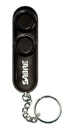 SABRE PA-01 Personal Self-Defense Safety Alarm on Key Ring with LOUD Dual Alarm