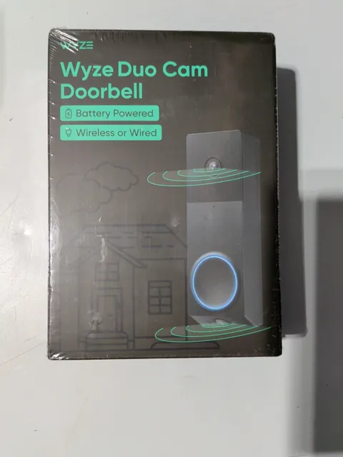 Wyze Wireless Duo Cam Doorbell, Battery,  2 Cameras, 2-Way Audio, Night Vision