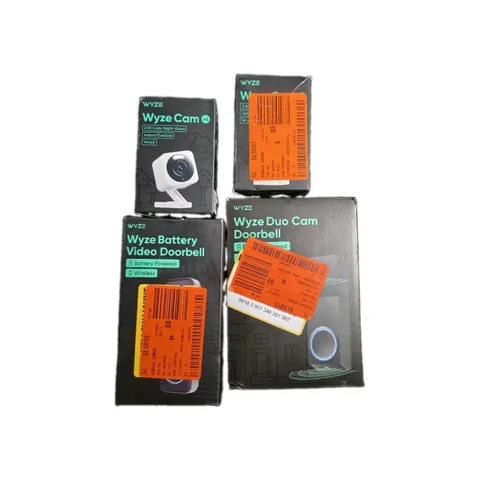 Wyze Smart Home Security Camera Doorbell 4 Piece Mixed Lot NEW