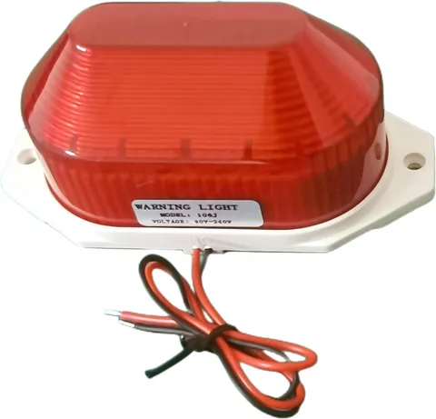AC110V 120V Strobe Siren Industrial Warning Light and Sound Emergency Red 