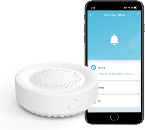 Wifi Smart Siren Alarm: 100Db Sounder, App Control, Wireless Burglar Alarm, Comp