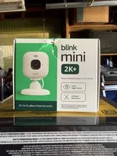 Blink - Mini 2K+ Compact plug-in security camera, 2K video resolution, Black