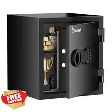 Bonsaii safe 0.84 cu.ft digital keypad emergency key