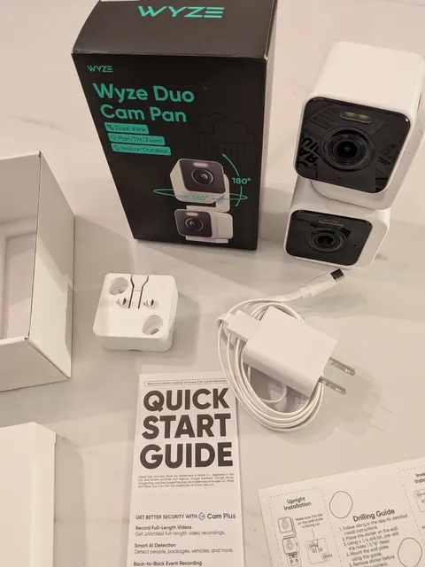 Wyze Duo Cam Pan Tilt Color Night Vision Camera