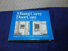 Miami Carey Intercom Chime Door DC-250 2 Station Door Answering Com NOS